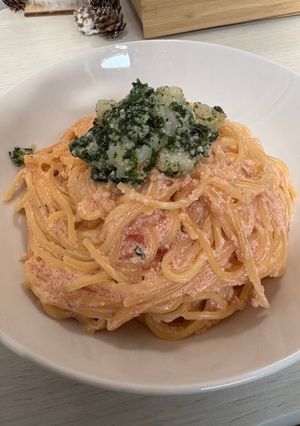 【ワンパン】たらこと大葉のジェノベーゼ-レシピのメイン写真