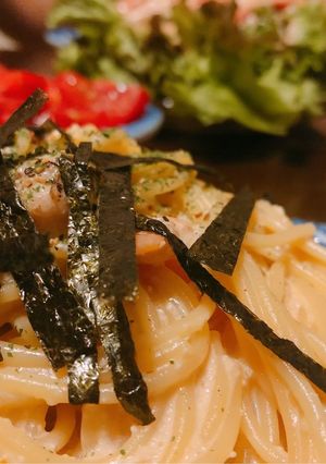 明太クリームパスタ-レシピのメイン写真