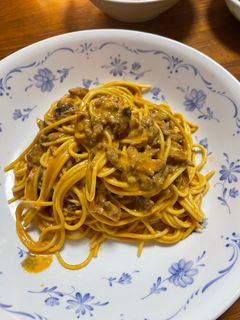 ミートクリームパスタ♡-レシピのメイン写真