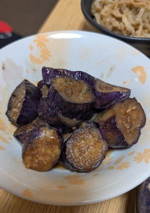 やみつき絶品！なすのバターポン酢焼き-レシピのメイン写真