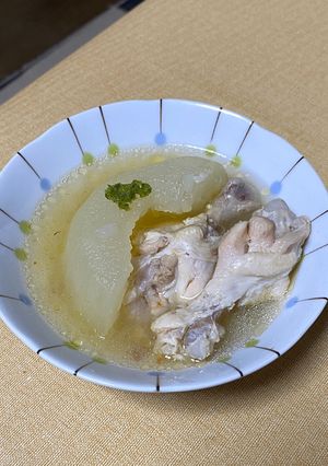 冬瓜と手羽元の炊いたの-レシピのメイン写真