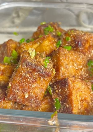 ご飯もお酒も進む！厚揚げの甘辛ごまおかか-レシピのメイン写真