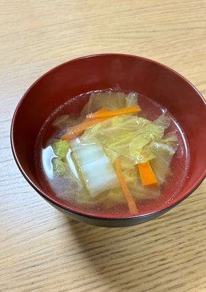 白菜とにんじんの中華スープ-レシピのメイン写真