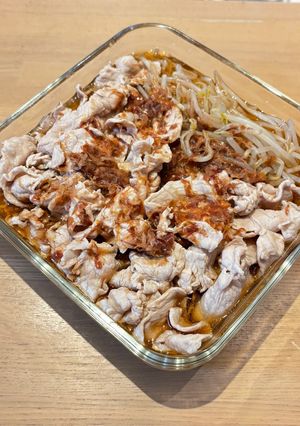 もやしと豚こまのだしびたし-レシピのメイン写真