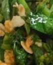 新潟伝統野菜、大崎菜(水撒き菜)の炒め物