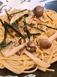 めんつゆバター☆きのこの和風パスタ-レシピのメイン写真