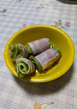 チーズとレタスのベーコン巻き-レシピのメイン写真