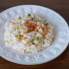 รูปของ 炊飯器で作るエビピラフ