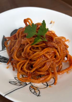 ホットプレートで作る暗殺者のパスタ-レシピのメイン写真