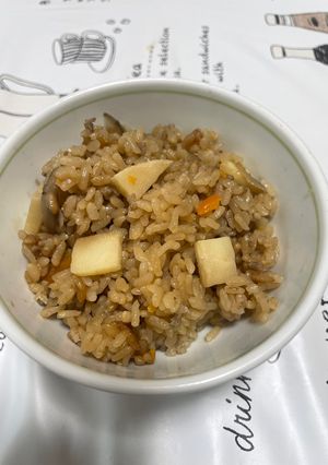 【緩四毒抜き】筍ご飯の覚え書き-レシピのメイン写真