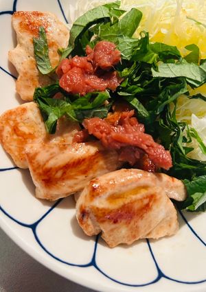 鶏ささみのソテー、梅しそポン酢-レシピのメイン写真
