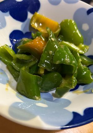 ピーマンのゴマ味噌炒め-レシピのメイン写真