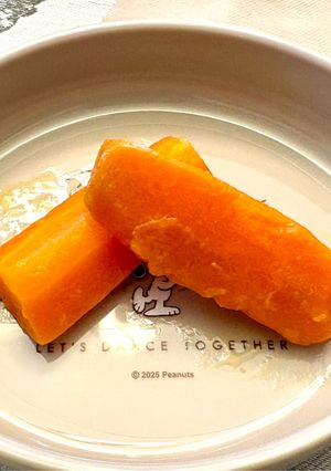 幼児食☆やさしい味の無水にんじんグラッセ-レシピのメイン写真