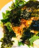 かつお節＆韓国海苔の冷豆腐サラダ