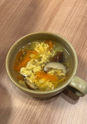 野菜たっぷり中華風かき玉スープ-レシピのメイン写真