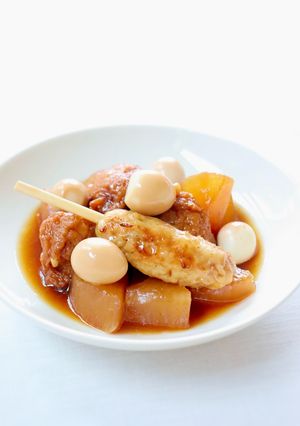 染みうま【大根とおでん種の煮物】-レシピのメイン写真