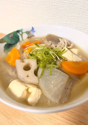具だくさん！栄養満点の豚汁-レシピのメイン写真