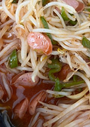 もやしナポリタン-レシピのメイン写真