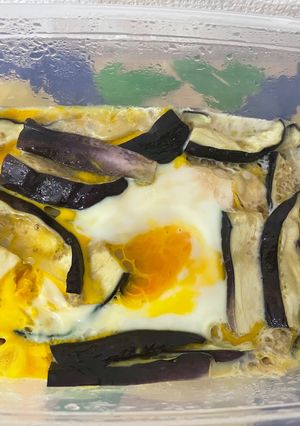 レンジで作るナスの卵とじ-レシピのメイン写真
