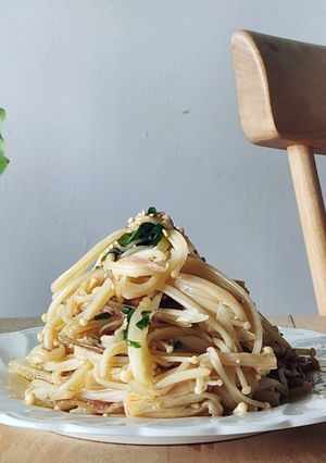 ザクザクえのき梅和え☆香味野菜☆お弁当-レシピのメイン写真