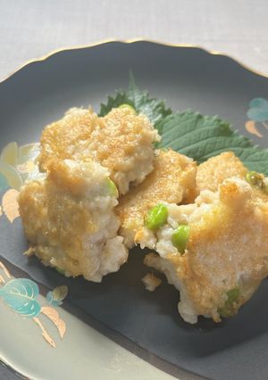 鶏ひき肉のれんこんもち-レシピのメイン写真