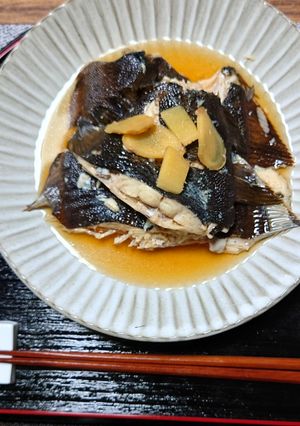 ヨウサマの減塩のカレイの煮付け-レシピのメイン写真