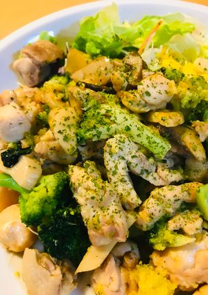 鶏肉とエリンギ＆ブロッコリーのオイソ炒め-レシピのメイン写真