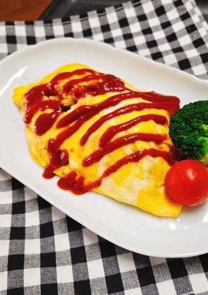 オムライス(酸っぱくないケチャップ)-レシピのメイン写真