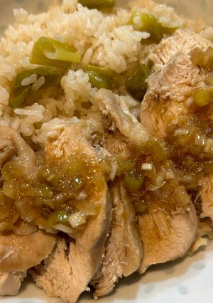 炊飯器にお任せ♪食べやすいカオマンガイ-レシピのメイン写真
