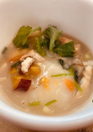 プラントベース　優しい味の白味噌お雑煮-レシピのメイン写真