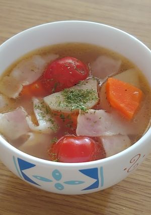 じゃが芋とニンニクのトマトスープ❣-レシピのメイン写真