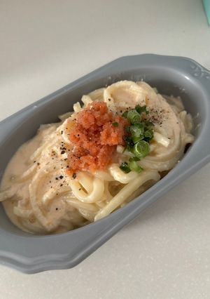明太クリームうどん-レシピのメイン写真