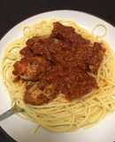 スパイシーチキントマトパスタ