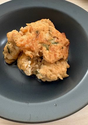 鶏ミンチと大葉、新玉、えのきのつくね-レシピのメイン写真