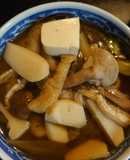 天然キノコ　なめこや舞茸　きのこ三昧汁