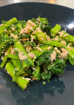 簡単！菜花のツナ胡麻和え-レシピのメイン写真