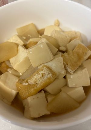 豆腐と油揚げの簡単煮-レシピのメイン写真