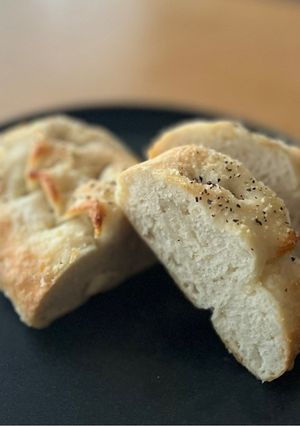 簡単なのに本格的！こねないフォカッチャ-レシピのメイン写真