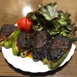 エバラ黄金の味で作るピーマンの肉詰め