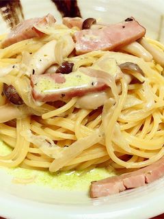 ベーコンのジェノベーゼ・クリームパスタ-レシピのメイン写真