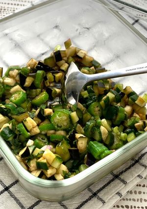 夏野菜の山形だし風和え-レシピのメイン写真