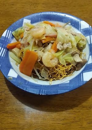 あまりもので作るごちそう✨皿うどん-レシピのメイン写真