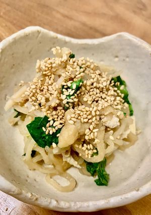 鉄分増し増し！切干大根と小松菜の煮物-レシピのメイン写真
