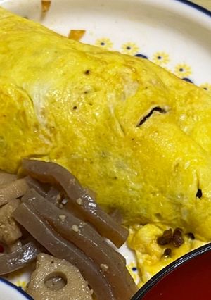 ひき肉で作る定番オムレツ-レシピのメイン写真