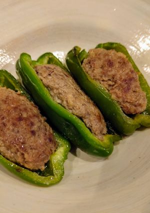 簡単！合挽き肉でピーマンの肉詰め-レシピのメイン写真