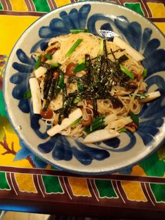 そうめんの醤油炒め-レシピのメイン写真