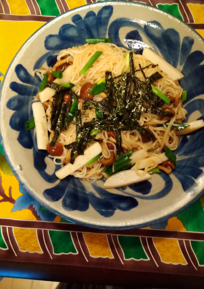 そうめんの醤油炒め-レシピのメイン写真
