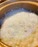 やさしいおかゆ●鶏胸肉と卵白の白いお粥