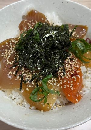 胡麻醤油ダレの海鮮丼-レシピのメイン写真