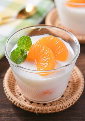 みかん缶の牛乳寒天｜懐かしい給食の味！-レシピのメイン写真